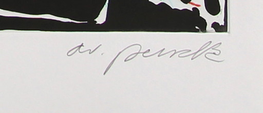 Penck, A.R. - Loch in der Mauer, 1989 - Aquatinta-Radierung - handsigniert