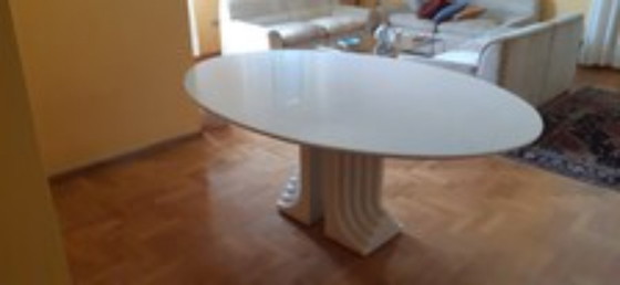 Samo Table by Carlo Scarpa for Simon Gavina – Rare Crystalline White Marble – Dining tables (photo 4 of 8)
