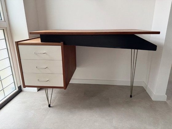 Image 1 of Vintage Cees Braakman for Pastoe hairpin legs desk