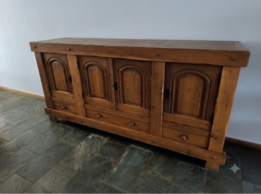 3 Brutalist Cabinets Made of Solid Oak – kasten, Wood (photo 2 of 8)