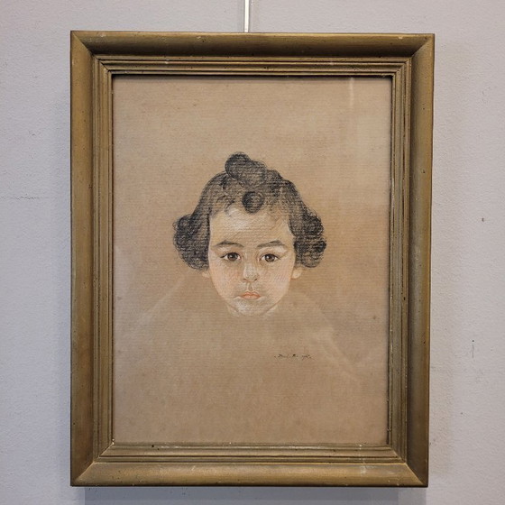 Image 1 of Drawing on paper “Girl”, 1935 – France