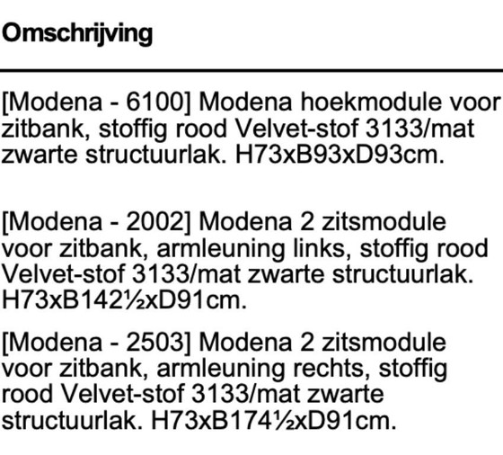 Image 1 of BoConcept Red/Copper Velvet Sofa – Great Condition