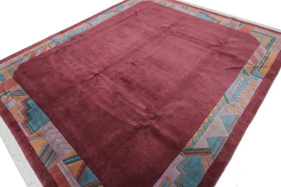 Original Modern Designer Highland Wool Rug Nepal 287 x 250 cm, Rugs & carpets, Pink (photo 6 of 10)