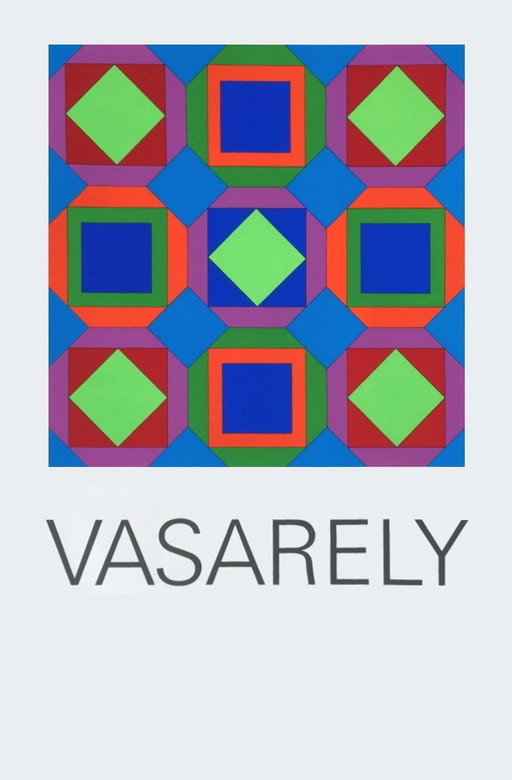 Victor VASARELY Expo 82 - Art Basel 82 (AVL) original poster 1982