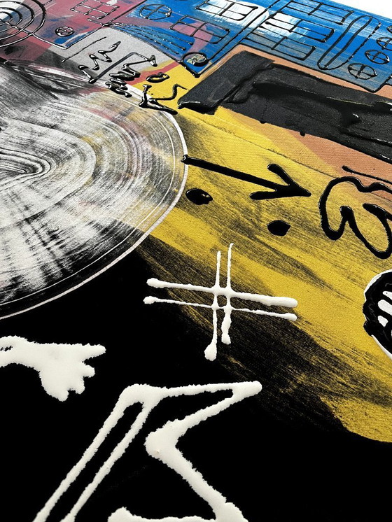 Image 1 of Schilderkunst, abstract, decoratief.