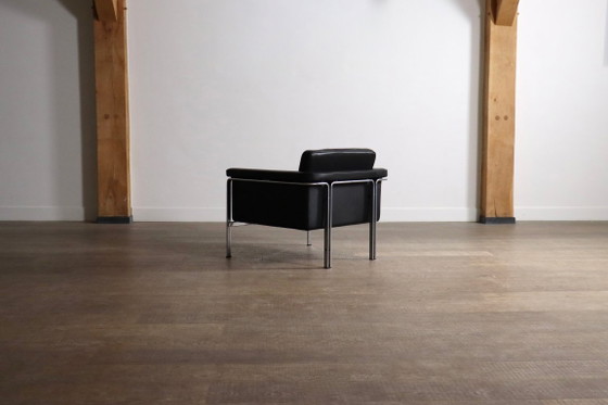 Horst Brüning Model 6912 Lounge Chair in zwart leer voor Kill International, Duitsland 1967 – Fauteuils (photo 9 of 14)
