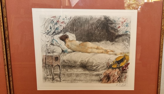 Image 1 of Pendentif Antoine Calbet (1860-1944) gravures nus féminins
