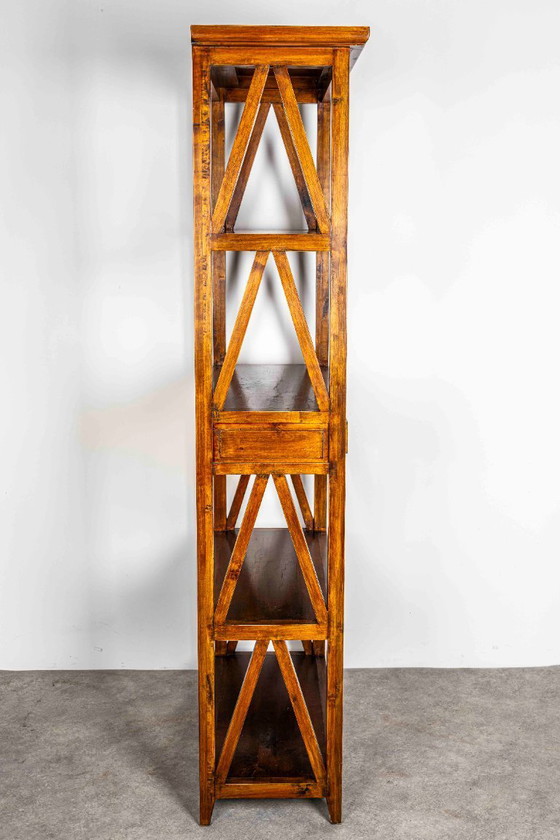 Image 1 of Commode ou bibliothèque vintage avec 2 tiroirs