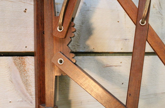 Image 1 of T.J.W. Zweers 60S Teak Scissor Lamp