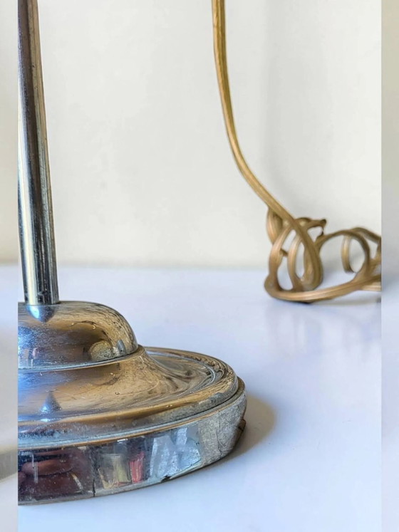 Lámpara Art Déco 1920-30 – Lámparas de mesa, Metal, Cast Iron, Art Deco (photo 8 of 15)