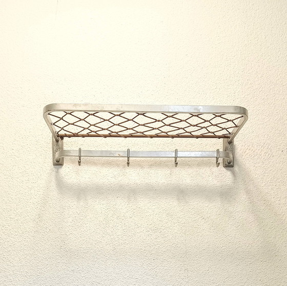 Image 1 of Fifties String Coat Rack In Aluminum