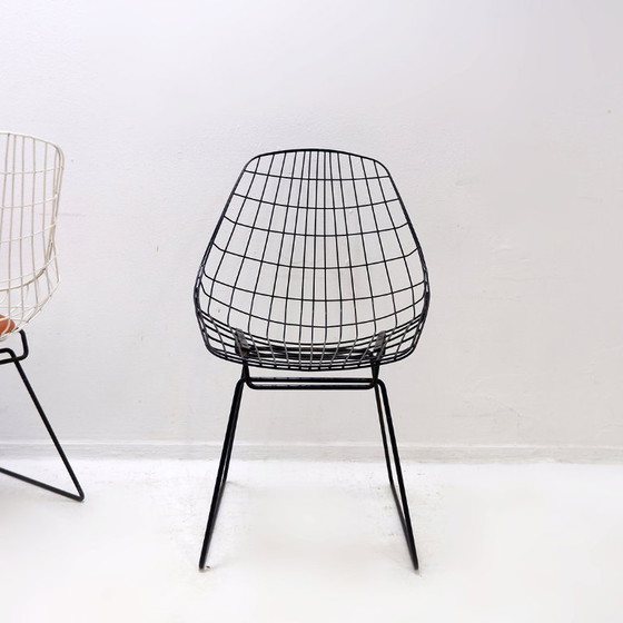 Image 1 of Set of 4 SM05 dining chairs by Cees Braakman & A. Dekker for Pastoe, 1950s