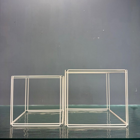 Image 1 of Tables d'appoint vintage Isocele de Max Sauze pour Atrow