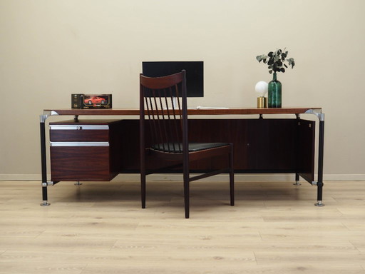 Rosewood desk, Italian design, 1970s, designers: Ico & Luisa Parisi, manufacturer: MIM Roma