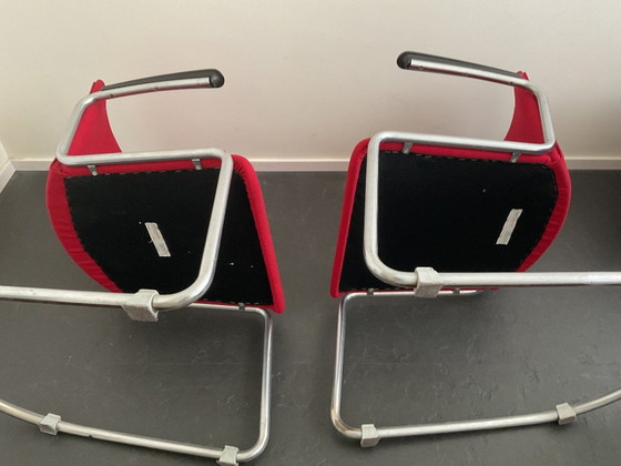 Dos Sillones Gispen 413 – Plastic, Textile (photo 9 of 11)