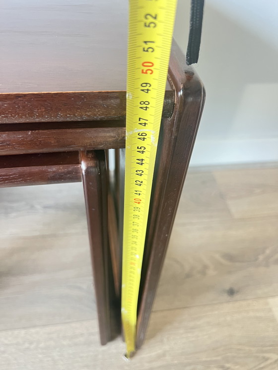 Image 1 of Set di 3 tavolini impilabili vintage