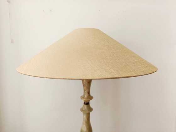 Image 1 of Lampe en onyx 62cm vintage 1970