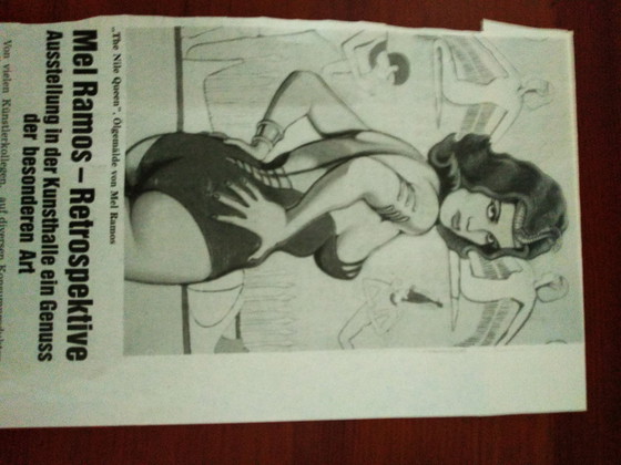 Image 1 of Kleurenlithografie van de “Nil Queen” nr. 179/199