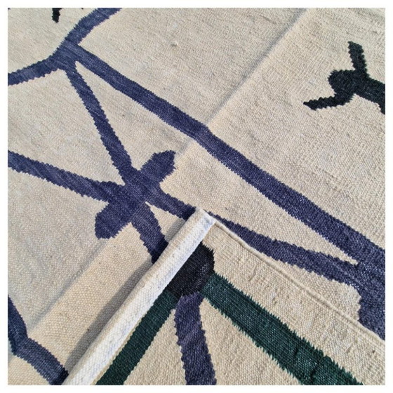 Diego Giacometti Tapestry | La Rencontre | Handwoven Wool Art Textile | Unique Piece | 101 × 68 in (photo 3 of 12)