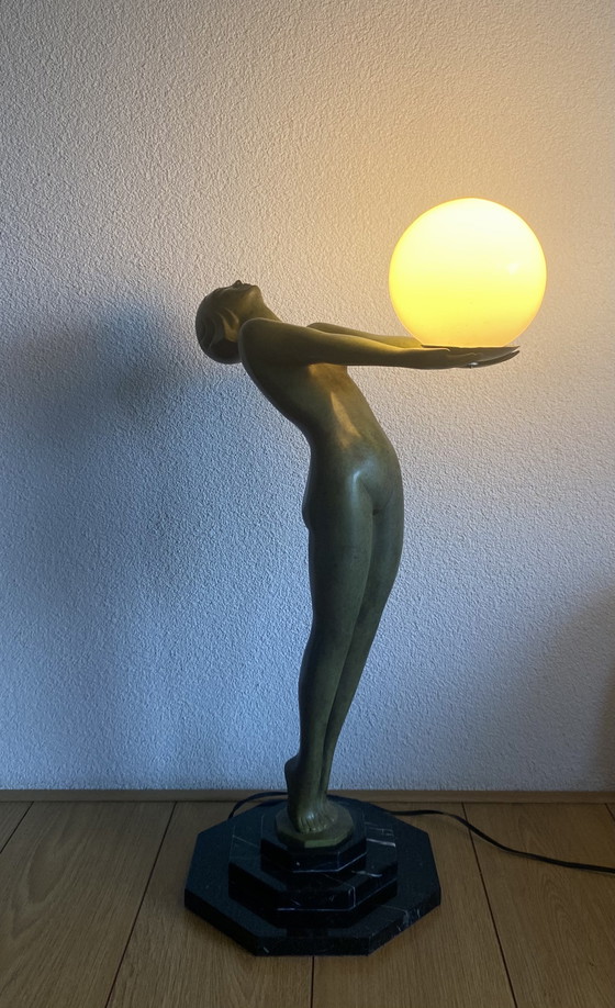 Image 1 of Lampadaire vintage Clarté Max Le Verrier