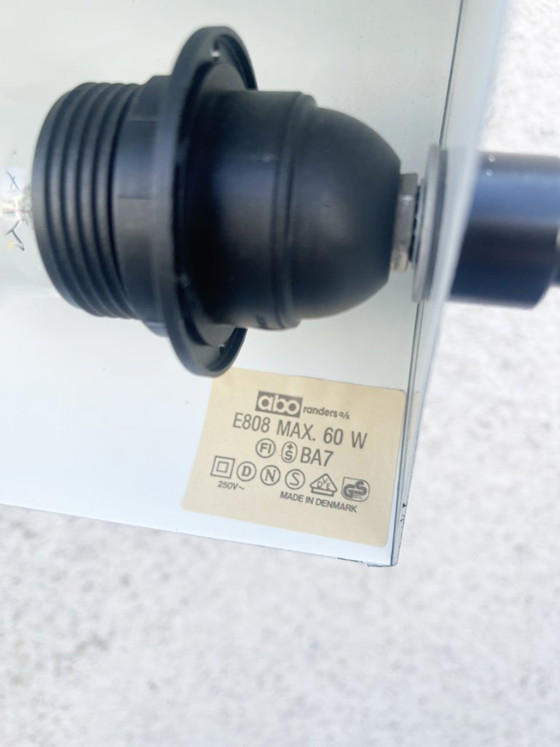 Vintage Abo Randers leeslamp van zwart metaal – Gemaakt in Denemarken – jaren 80 – Vloerlampen, Metal (photo 6 of 7)