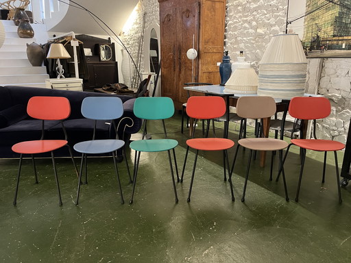 6 Chaises des Années 50 