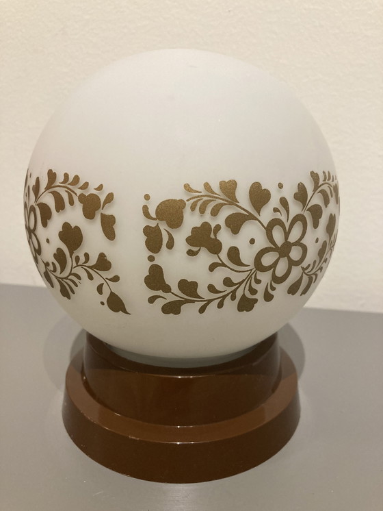 Image 1 of Lampada da soffitto con sfera lavorata