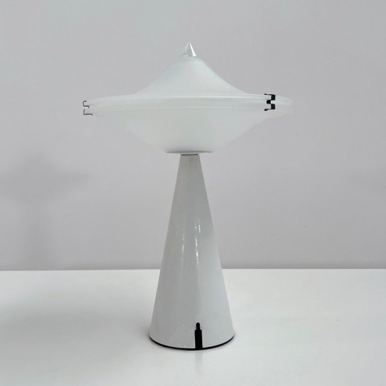 Image 1 of White Alien Table Lamp by Cesaro L. for Tre Ci Luce, 1980s