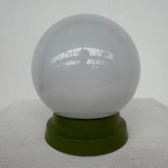 Image 1 of Decken-/Wandleuchte grün 60er/70er Jahre