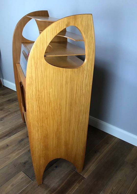 Image 1 of Unique piece crafted by a master cabinetmaker: Mid-Century secretary desk (teak & mahogany)
