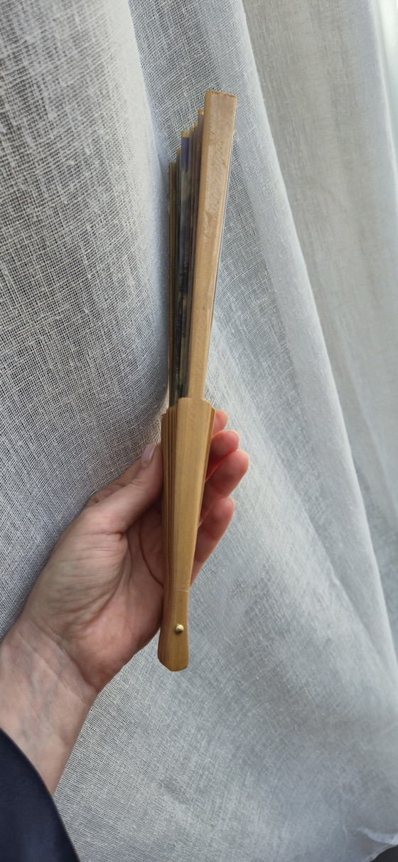 Image 1 of Vintage decoratieve waaier - Goya scène - 27 cm