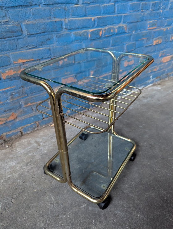 Image 1 of Vintage Drink Trolley/ Side Table 1970s