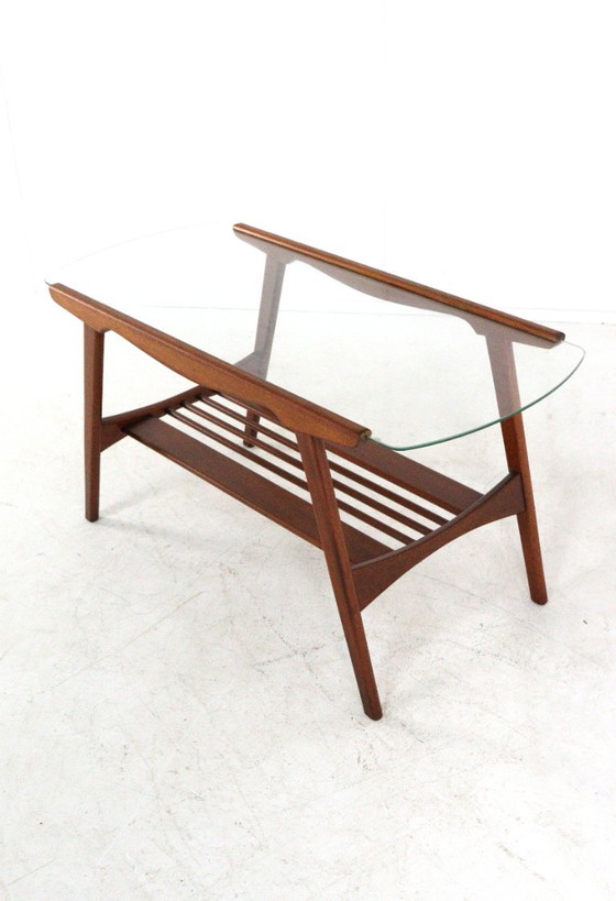 Tavolino da caffè vintage con portariviste in teak e vetro – Tavolini da caffè, Wood, Glass (photo 12 of 18)