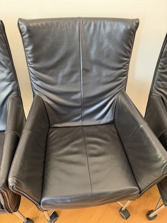 Image 1 of Montis Chaplin black dining chair 4 pieces