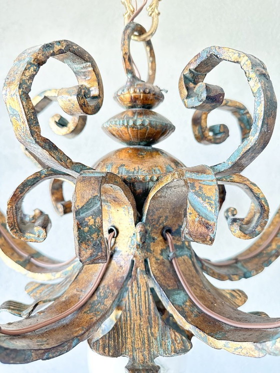 Image 1 of Vintage brutalist chandelier