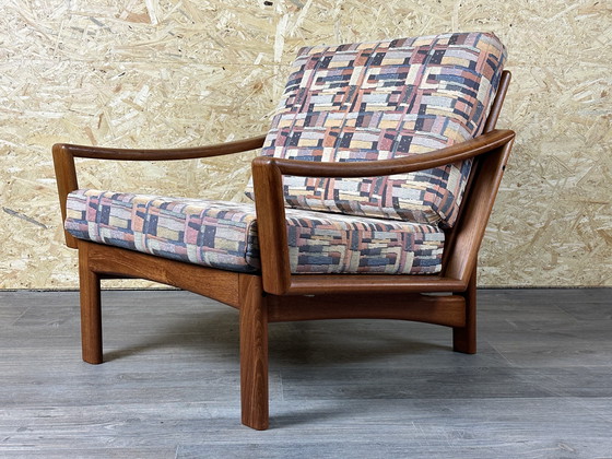 Image 1 of 60s 70s teak armchair Easy Chair by Glostrup Møbelfabrik Denmark Design