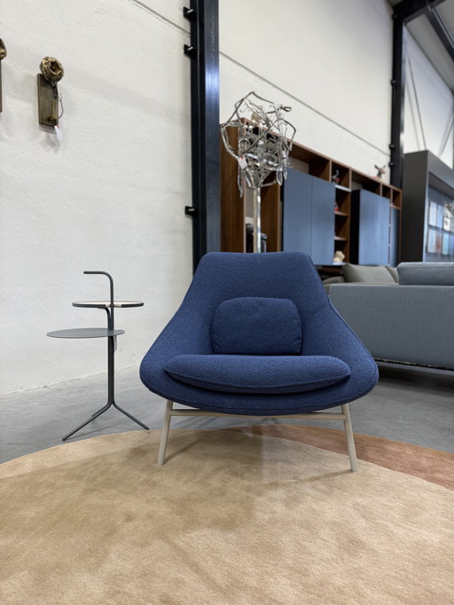 Pode Tresto Fauteuil De Ploeg Monza tissu Bleu