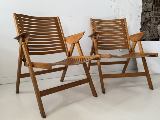 2 x Niko Kralj Rex folding chair