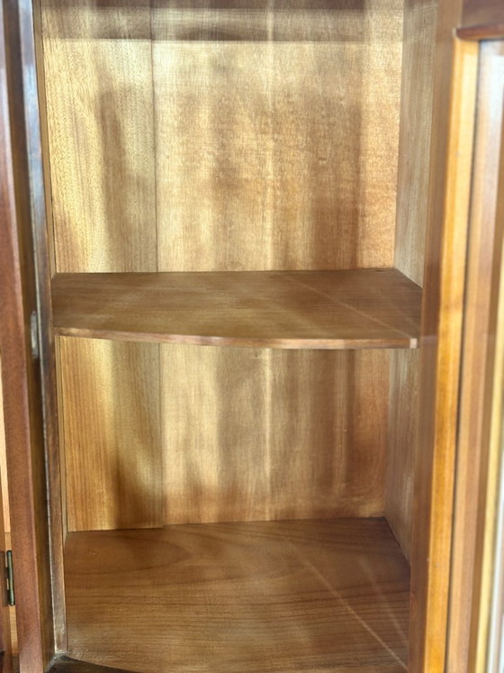Image 1 of Antik Küchenbuffet um 1900 | Jugendstil Küchenschrank | 2-teilig | Massivholz-Eiche