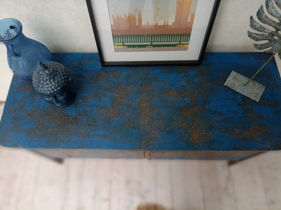 Image 1 of Lowboard Grungey Royal Blue