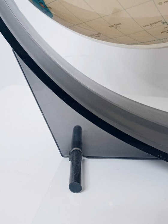 Image 1 of Illuminated plexiglass globe by Nova Rico Florence 1969