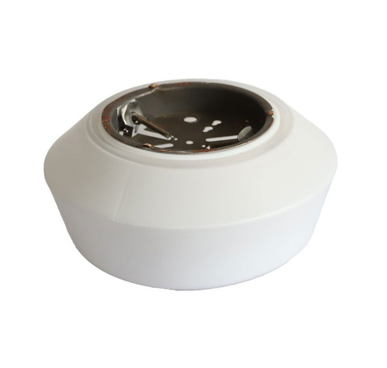 Image 1 of Vintage DKN Leuchte Ceiling Light Opaline Glass White From The 1960s