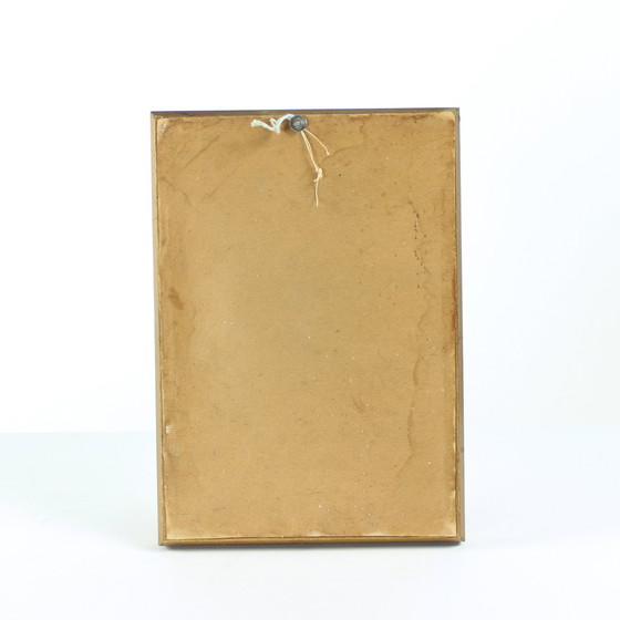 Image 1 of Set van 2 schilderijen, verf op papier, door M. Hrušovská, Tsjecho-Slowakije 1950