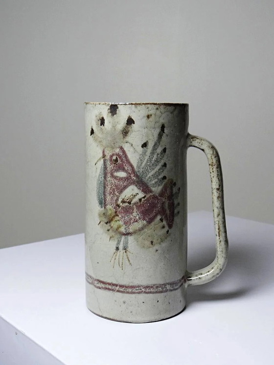 Grande tazza Le Mûrier Gustave Reynaud Vallauris vintage anni '60, Stoviglie, Marrone (foto 6 di 14)