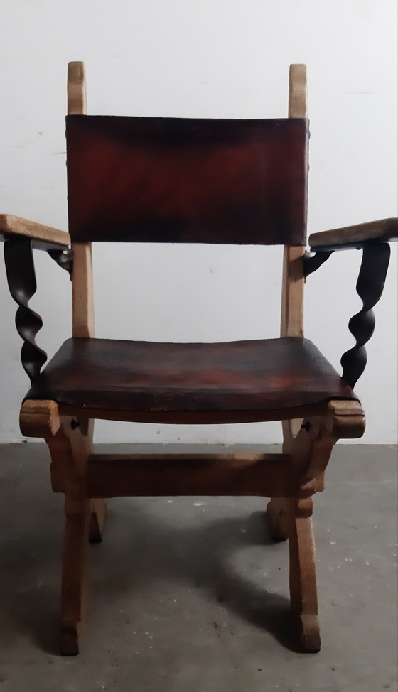 Image 1 of Bram Sprij Brutalistische Esszimmerstühle Designer 1959