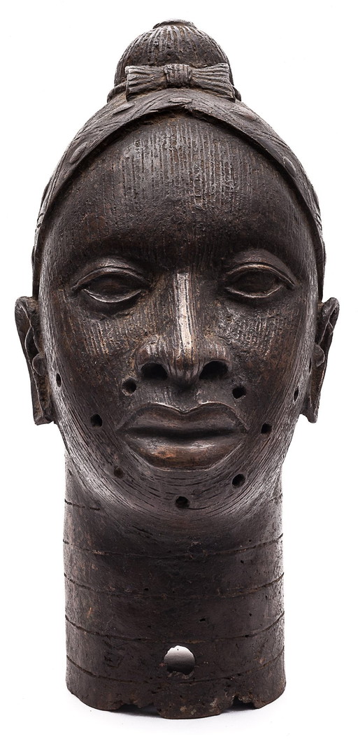 Bronzen kop