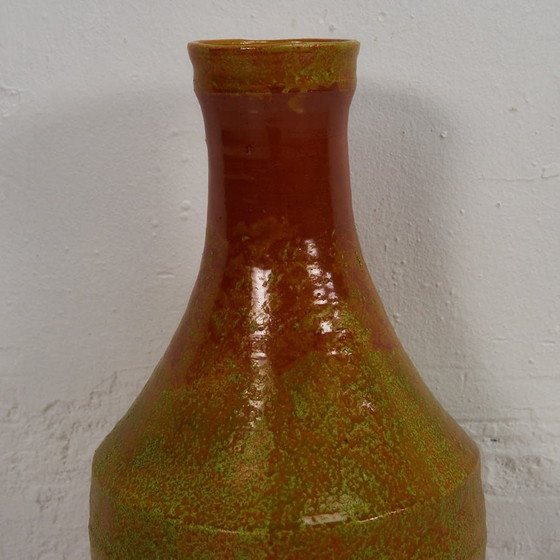 Vaso decorativo vintage arancione (c. 1950), Vasi, Ceramica (foto 11 di 12)