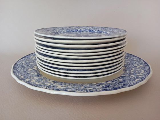 Image 1 of Laveno dessertservies (schaal + 12 borden)