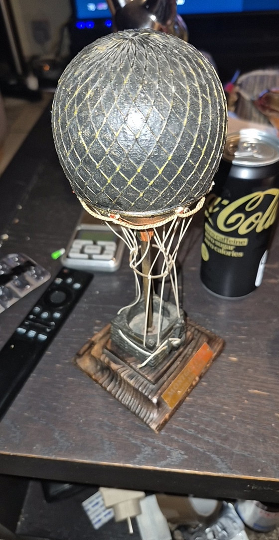Montgolfier Statue – Oggetti decorativi, Textile, Wood (photo 2 of 9)