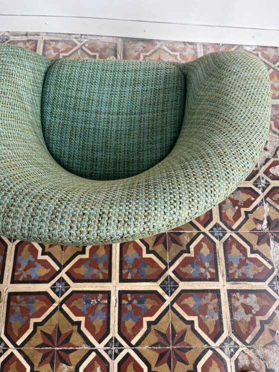 Vintage draaibare fauteuil, Metakor ('70s, België) – Wool, Cotton (photo 5 of 10)